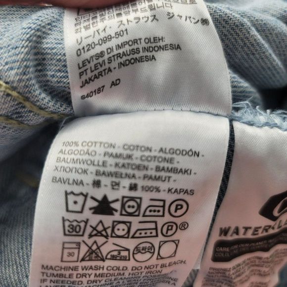 Levis Jean Jacket New Ex Boyfriend Trucker Distressed - Picture 6 of 8